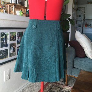Modcloth Perky Participant Corduroy Skirt